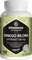 GINKGO BILOBA 100 mg hochdosiert vegan Kapseln